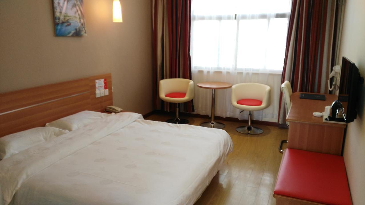 Thank Inn Chain Hotel Henan Xinyang Train Station Gongqu Road Eksteriør billede